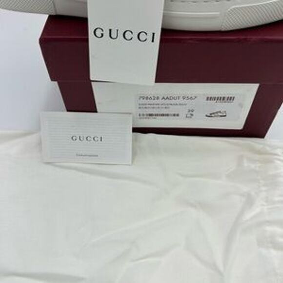 Women's Gucci ace GG suede sneakers with shearling lining size 39 made in Italy - Picture 7 of 11